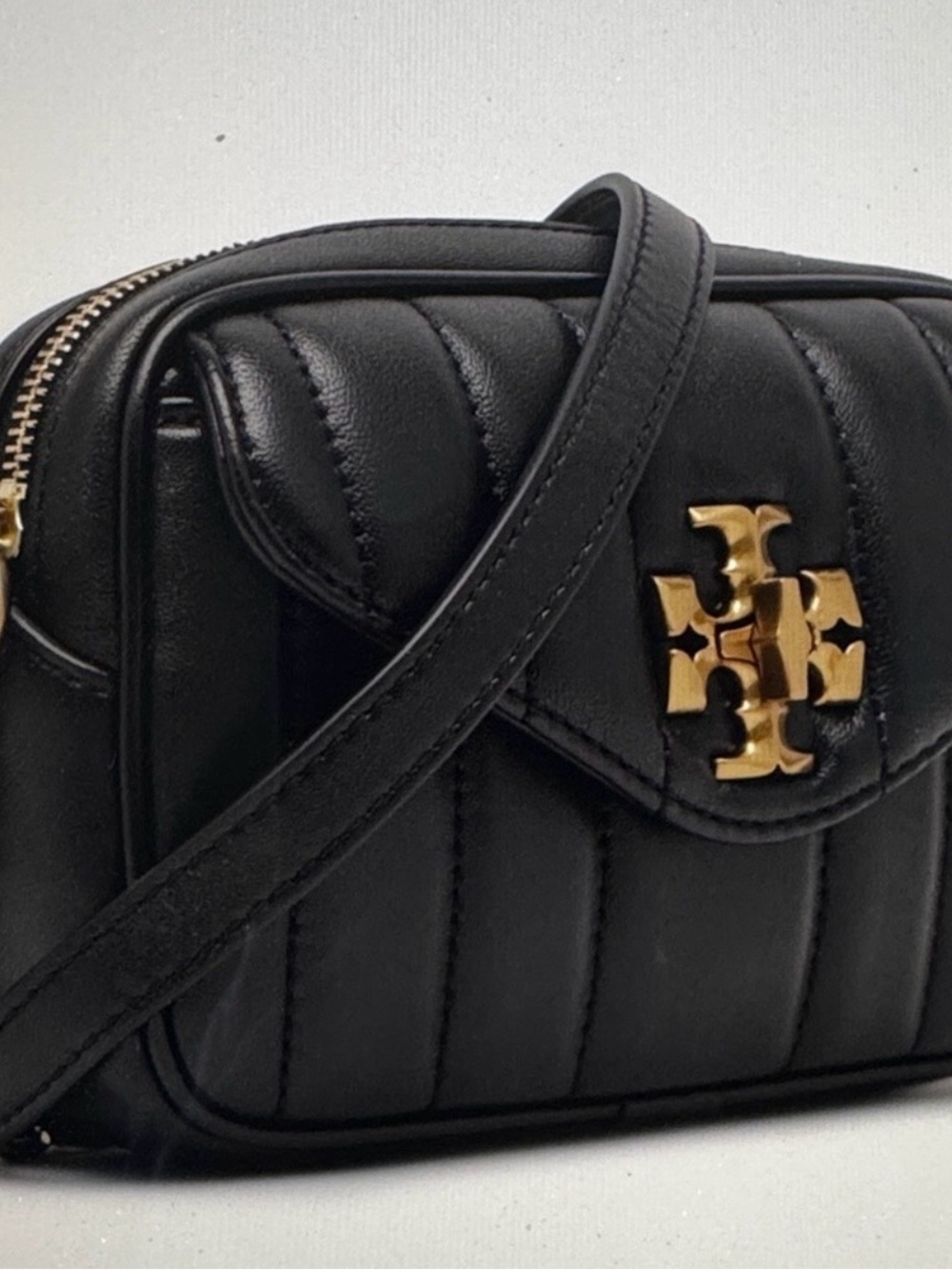 Tory Burch Kira NWOT Quilted Leather Camera Crossbody - Picture 2 of 14